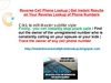 Reverse Cell Phone Lookup
