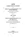 British North America Act, 1867 - Bilingual with Indexes (as published by Dominion of Canada in 1868)