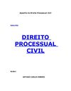 APOSTILA - Direito Processual Civil - Curso de Processo Civil - Antonio Carlos Ribeiro