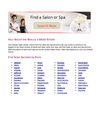 Find Salon Services by State