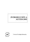 MODULO 5 BASE DE DATOS- ACCESS 2003