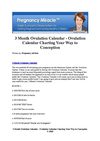 3 Month Ovulation Calendar - Ovulation Calendar Charting Your Way to Conception