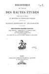 Études tironiennes: commentaire sur la VIe Églogue de Virgile, tiré d'un manuscript de Chartres