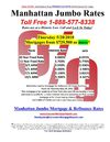 Thursday 5/20/2010 Manhattan New York Jumbo Refinance and Purchase Home Mortgage Rates