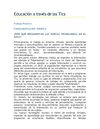 Educación a través de tics