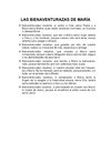 LAS BIENAVENTURANZAS DE MARÍA