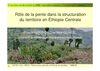 Rôle de la pente dans la structuration du territoire en Ethiopie centrale.