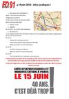 FO91 15 JUIN INFOS PRATIQUES GREVE MANIFESTATION RETRAITE