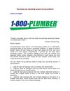 Tips keep your plumbing system in top condition
