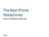 The Best iPhone Headphones