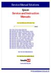 Epson Service and Repair Manuals Listing