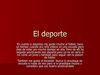 el deporte