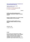Análise das políticas públicas
