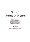 Revue PresseSEDIF Mai2010