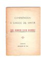 Contestación a cargos del mayor Luis Alberto Vivas Ramirez