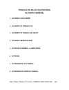 glosario de Trabajo de salud ocupacional 2009