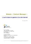 Content Manager : L’outil d’aide à la gestion d’un site internet