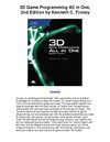 3D Game Programming All in One 2nd Edition by Kenneth C Finney, Kindle Edition - 5 Star Review