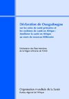 Déclaration de Ougadougou - soins de santé primaires Afrique - 2008