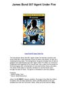 James Bond 007 Agent Under Fire - 5 Star Review