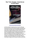 Star Trek Voyager Unworthy by Kirsten Beyer - 5 Star Review