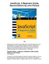 JavaScript A Beginners Guide Second Edition by John Pollock - Nice