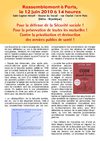 Pour la défense de la Sécurité sociale ! Pour la préservation de toutes les mutuelles ! Contre la privatisation...