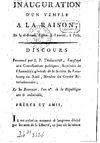 Inauguration d'un temple à la Raison, en la ci-devant église S.-Laurent, à Paris. Discours prononcé par J.-P....