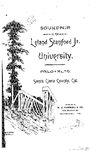 Souvenir of the Leland Stanford Junior University, Palo Alto, Santa Clara County, California
