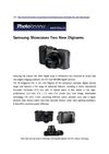 Samsung Showcases Two New Digicams