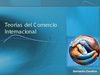 Teorías del Comercio Internacional