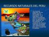 RECURSOS NATURALES DEL PERU