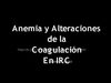 Coagulacion en IRC hematologia