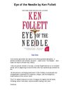 Eye of the Needle by Ken Follett - Books
