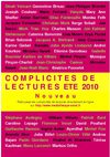 Complicités de lectures 2010