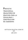 PROYECTO DE EDUCACIÓN SEXUAL Y CONSTRUCCIÓN DE CIUDADANIA