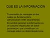 QUE ES LA INFORMACION
