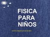 FISICA PARA NIÑOS