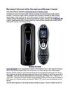 Harmony All In One Advanced Universal Remote Control System - A Guide
