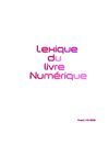 Lexique du livre numérique