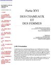 XVI Des chameaux et des femmes