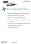 Dossier de presse de la Cité des Bateliers