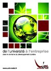 De l'université à l'entreprise dans le domaine du développement durable