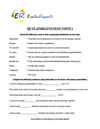 Forgiveness Quiz (English Topic)