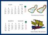 Calendario julio y agosto