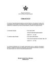 Comunicado