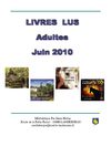 Livres lus juin 2010
