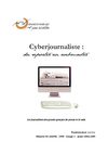 Mémoire master 1 CMW : Cyberjournaliste : du reporter au webmaster