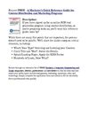 A Marketer's Quick Reference Guide for Content Distribution and Marketing Programs