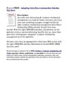 Adopting Sales Force Automation Solution Tip Sheet